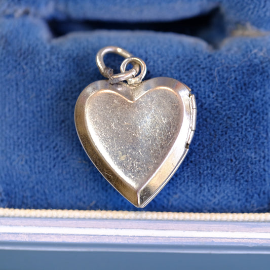 Small Silver Heart Locket