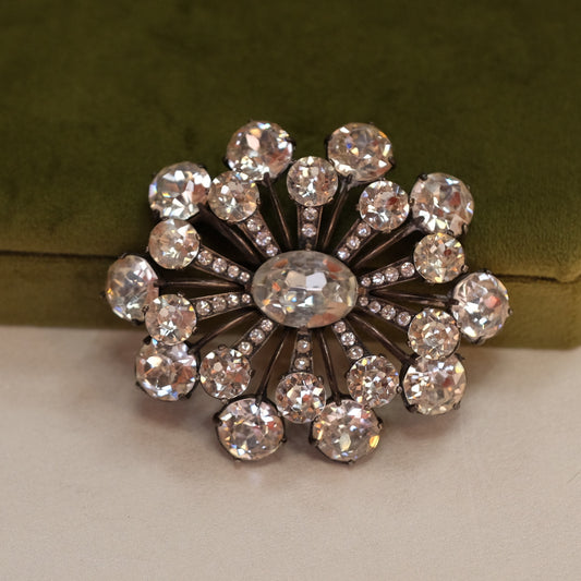 Eisenberg Sterling Oval Brooch 1940s