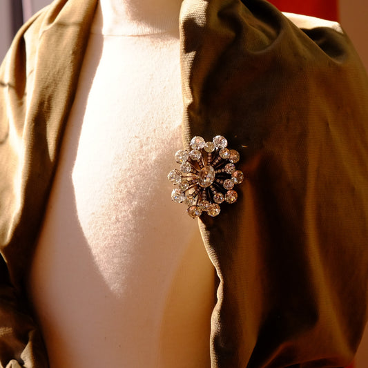 Eisenberg Sterling Oval Brooch 1940s