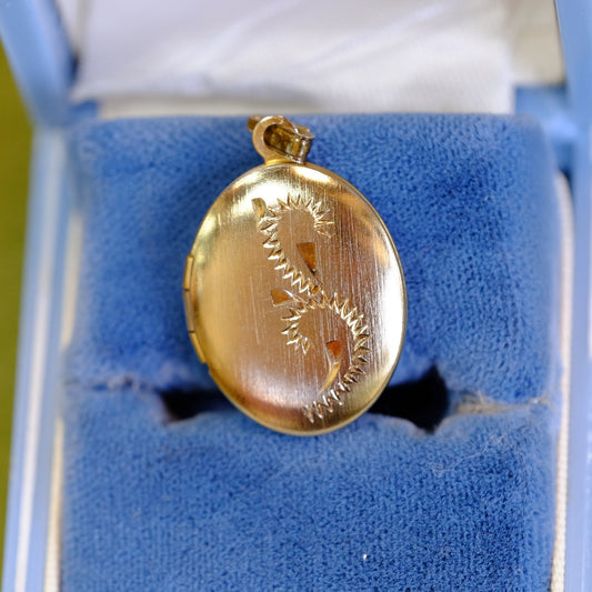 Gold Filled Oval Locket