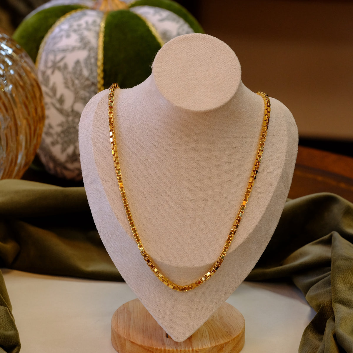 Trifari Square Link Necklace