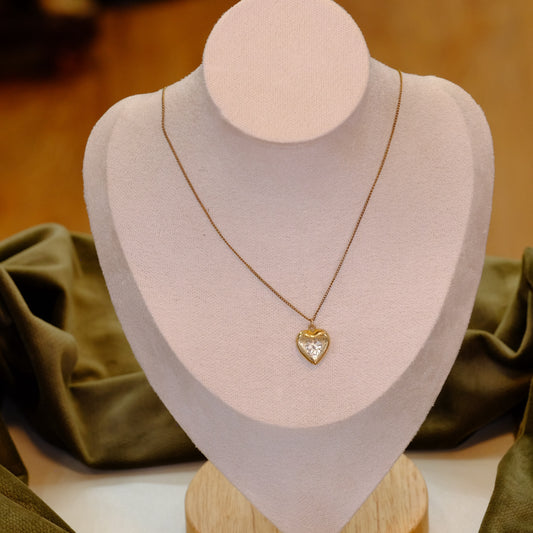 Gold Filled Heart Pendant on Chain