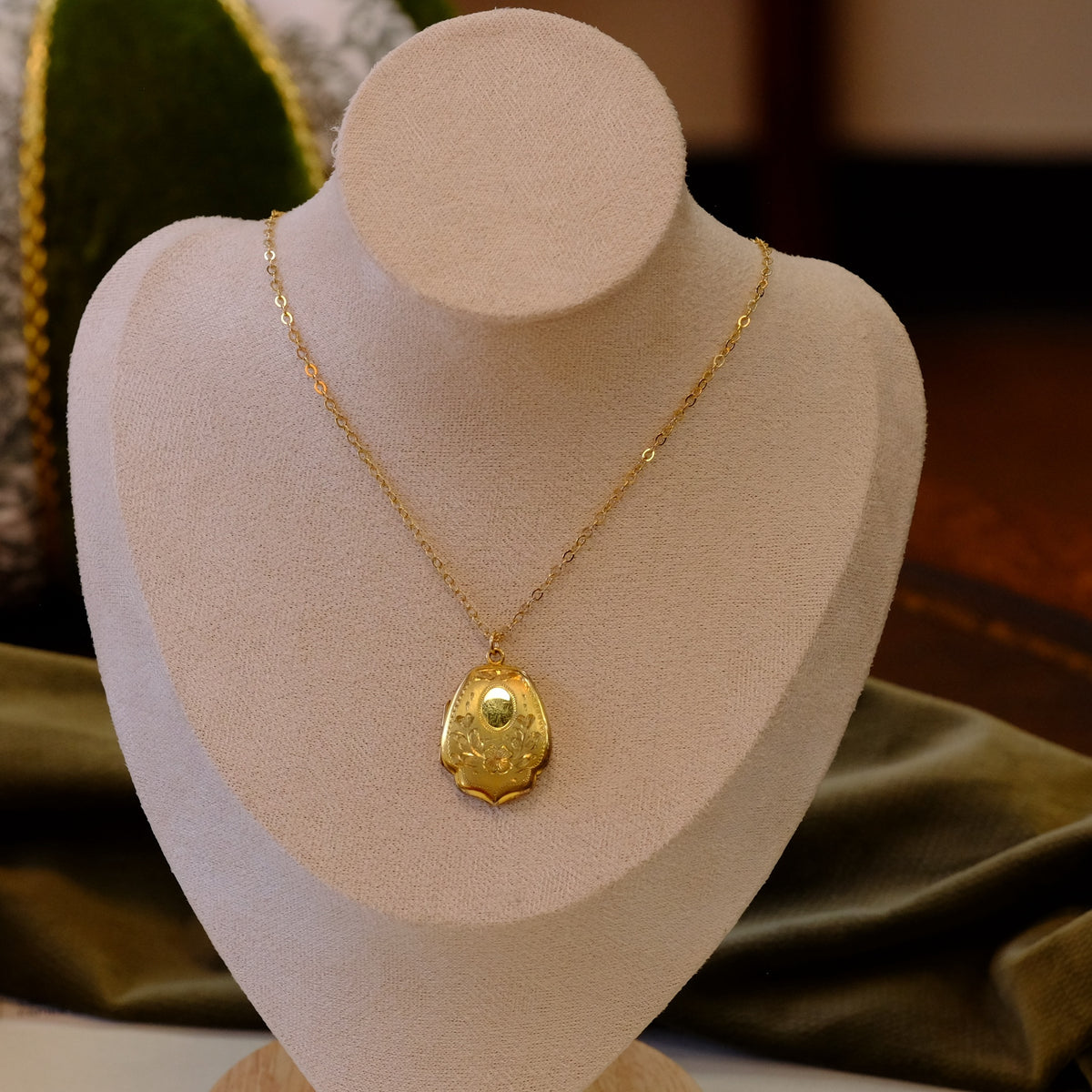 Ornate Gold Filled Locket