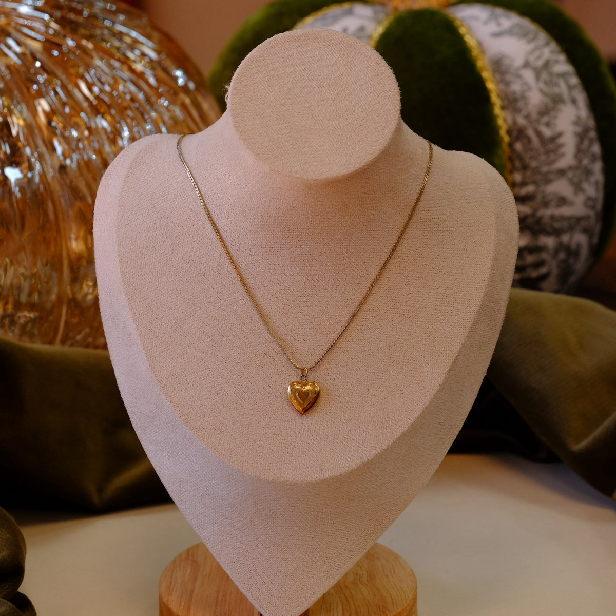 Small Gold Filled Heart Locket