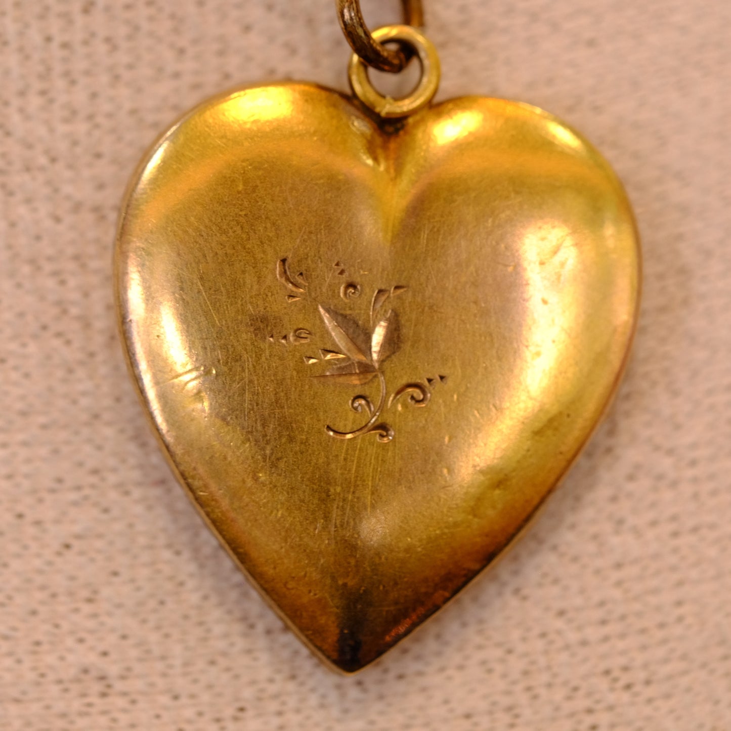 GF Heart Locket on Chain with Castle