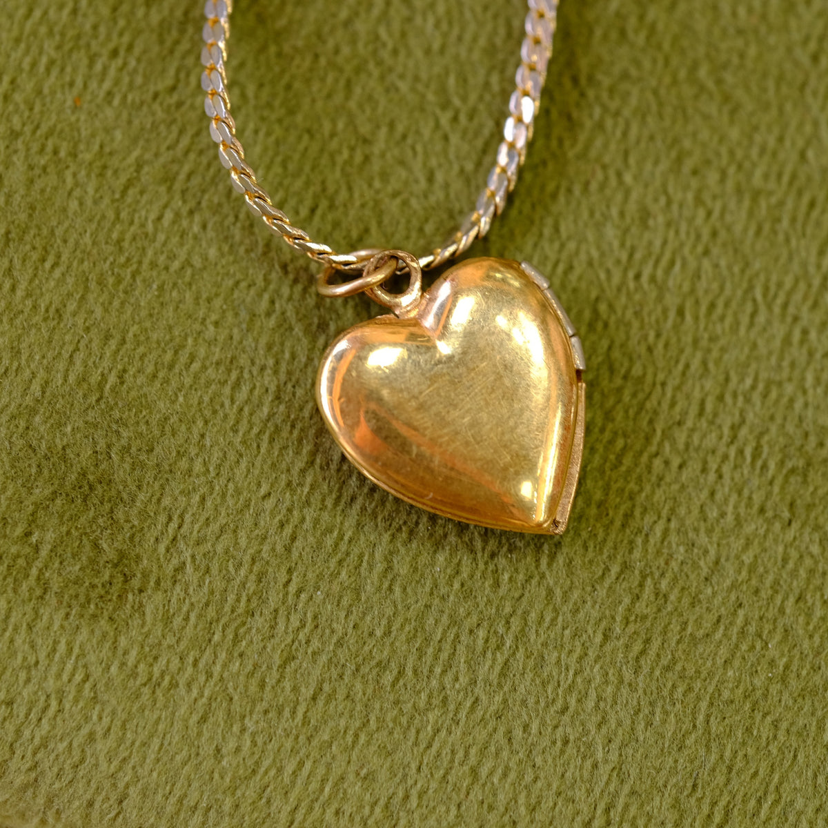 Small Gold Filled Heart Locket