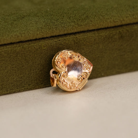 Vintage 14k Gold Heart Locket
