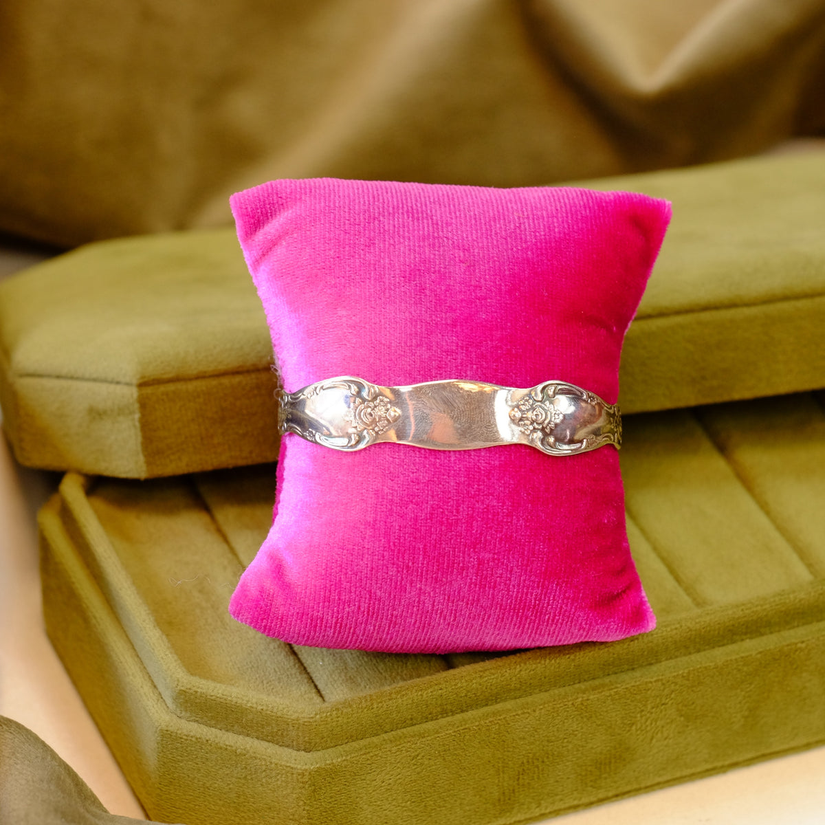 Small Silver Spoon Cuff