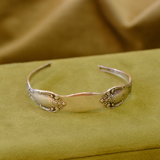 Small Silver Spoon Cuff