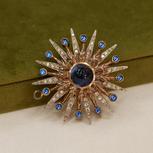 Nettie Rosenstein Sterling Silver Brooch and Pendant 1940s