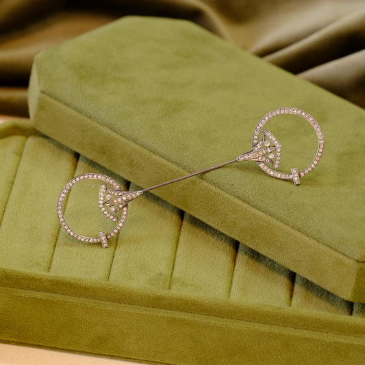 French 1920 Signed Stick Pin