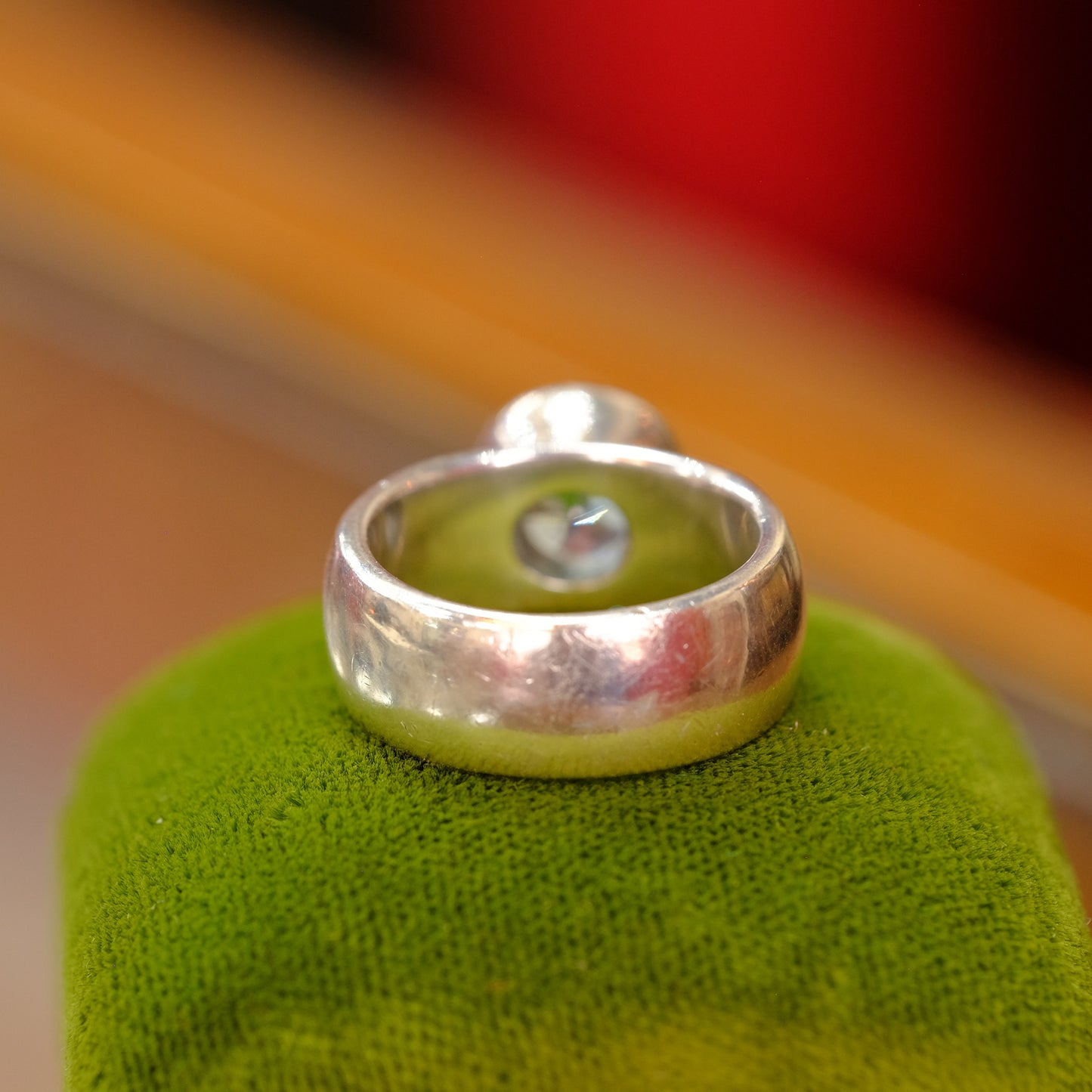 Vintage Topaz Round Ring