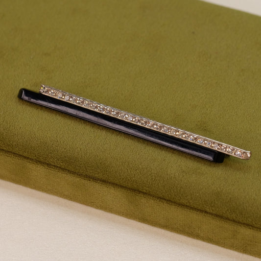 Art Deco French Bar Brooch