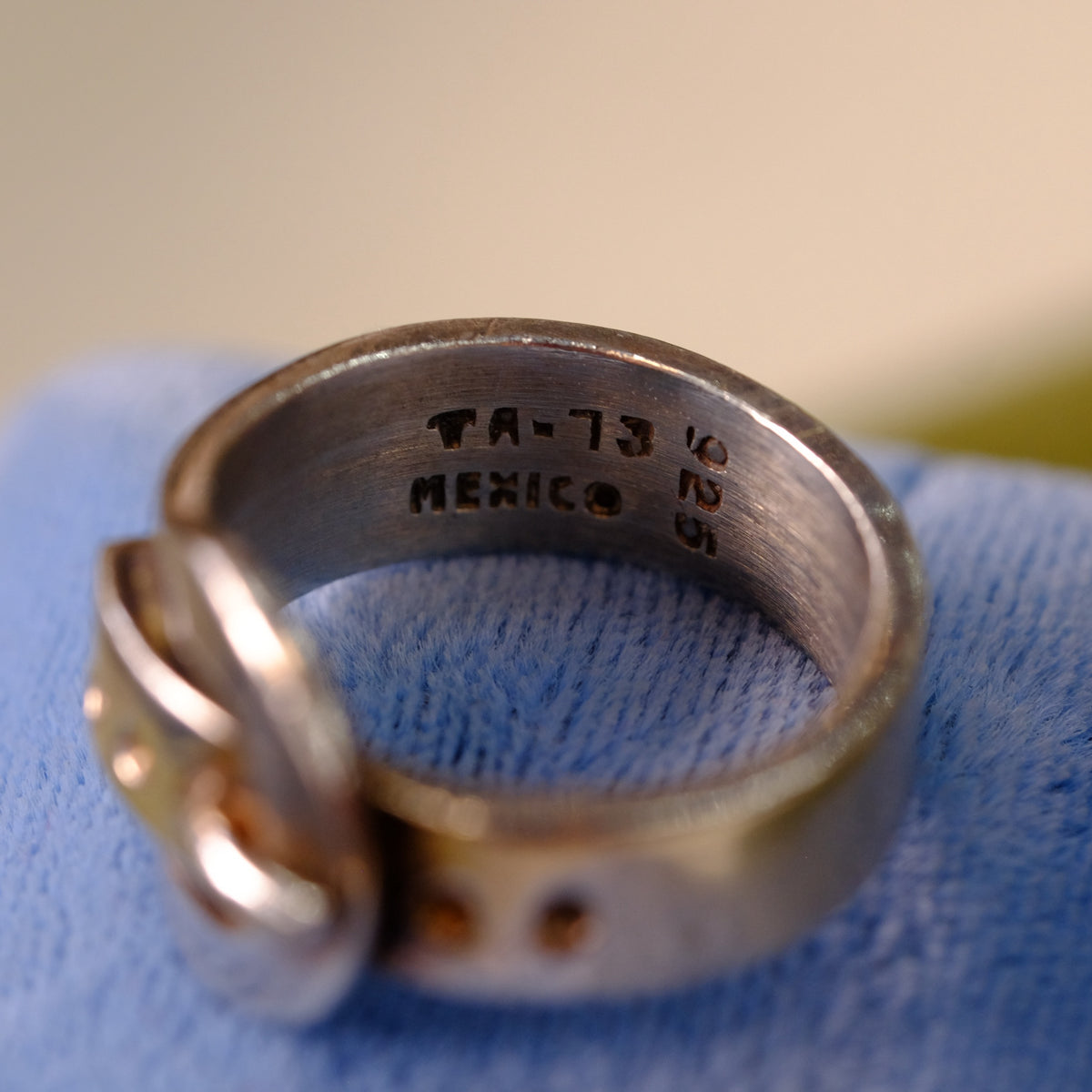 Vintage Silver Buckle Ring