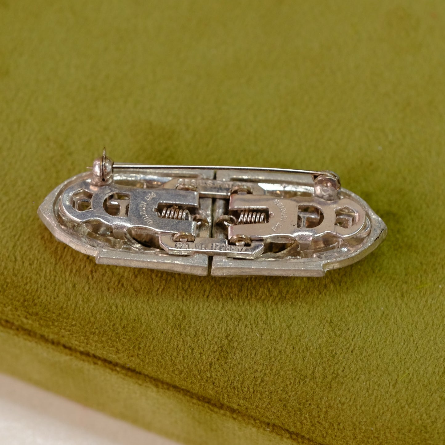 Art Deco Small Duette Brooch