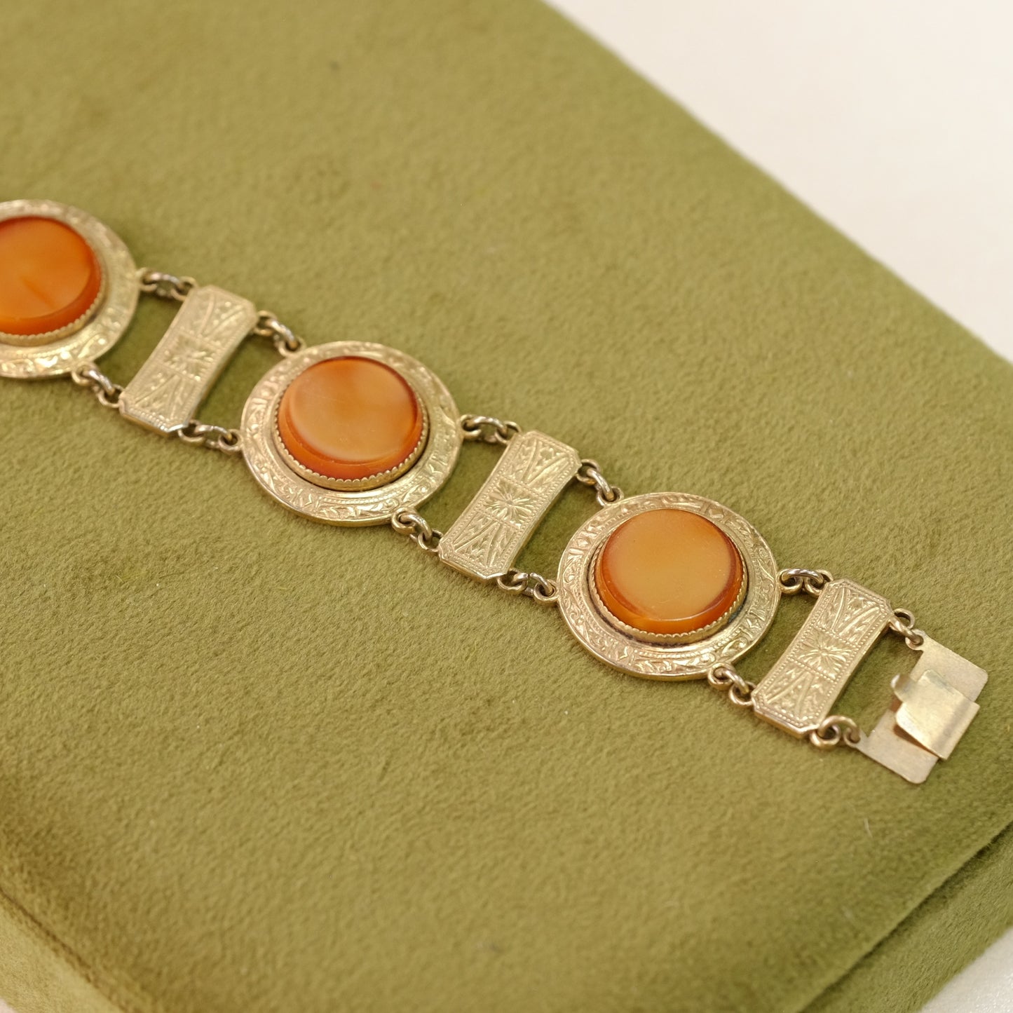 Antique Gold filled Byzantine Bracelet