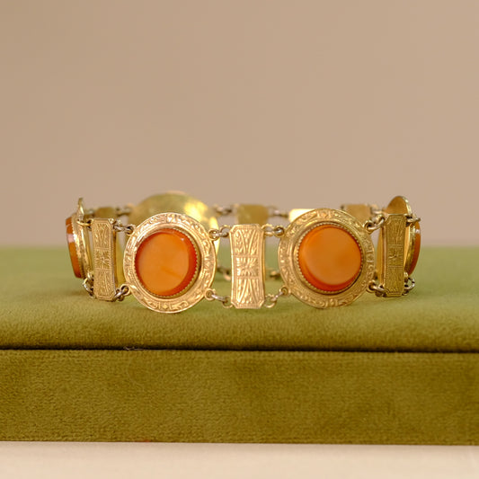 Antique Gold filled Byzantine Bracelet