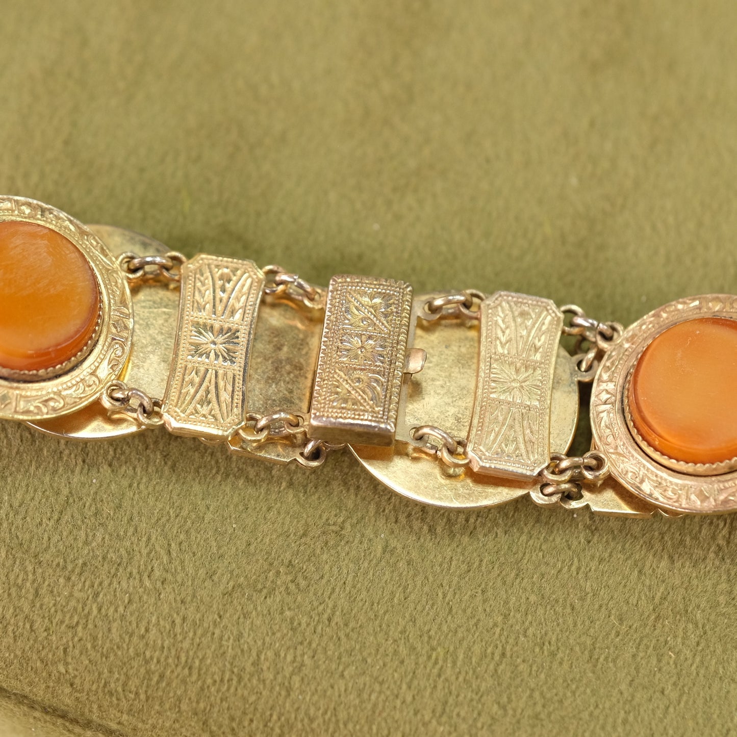 Antique Gold filled Byzantine Bracelet