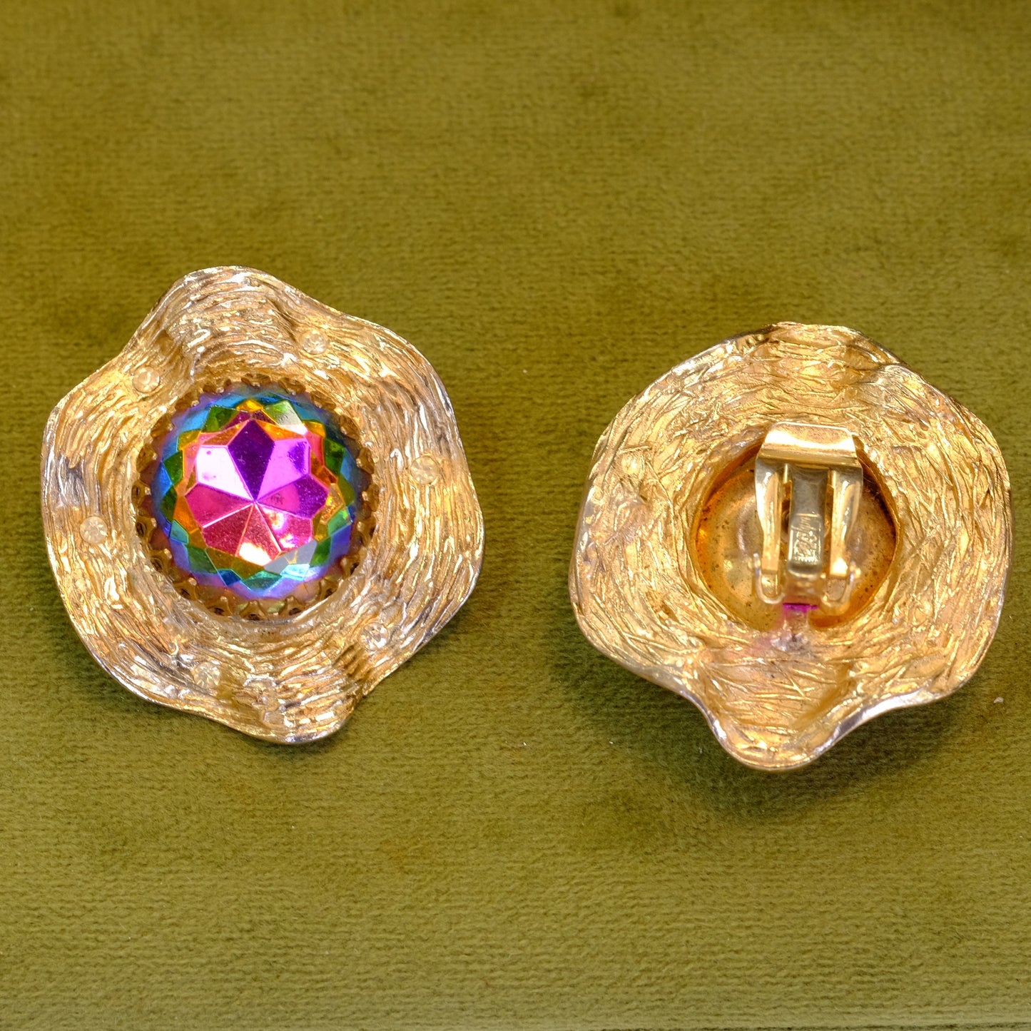 Judy Lee Watermelon Glass Earrings