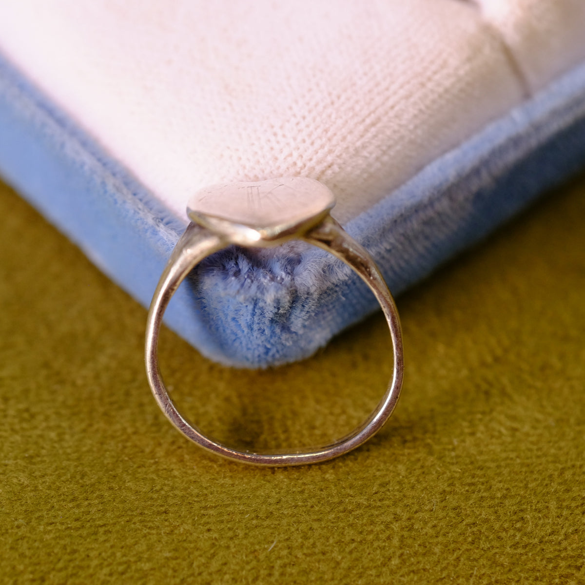 Vintage Sterling Ring with "K"