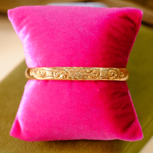 Antique Gold-filled Bangle Bracelet