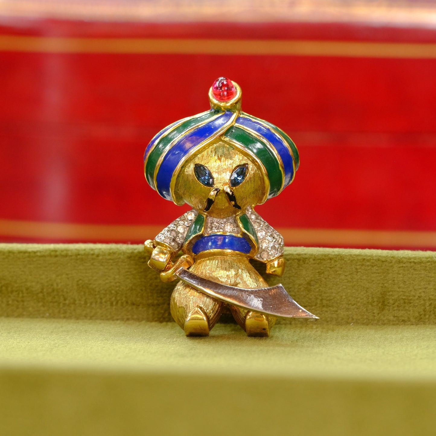 Jomaz Thief of Baghdad Figural Brooch 1960s