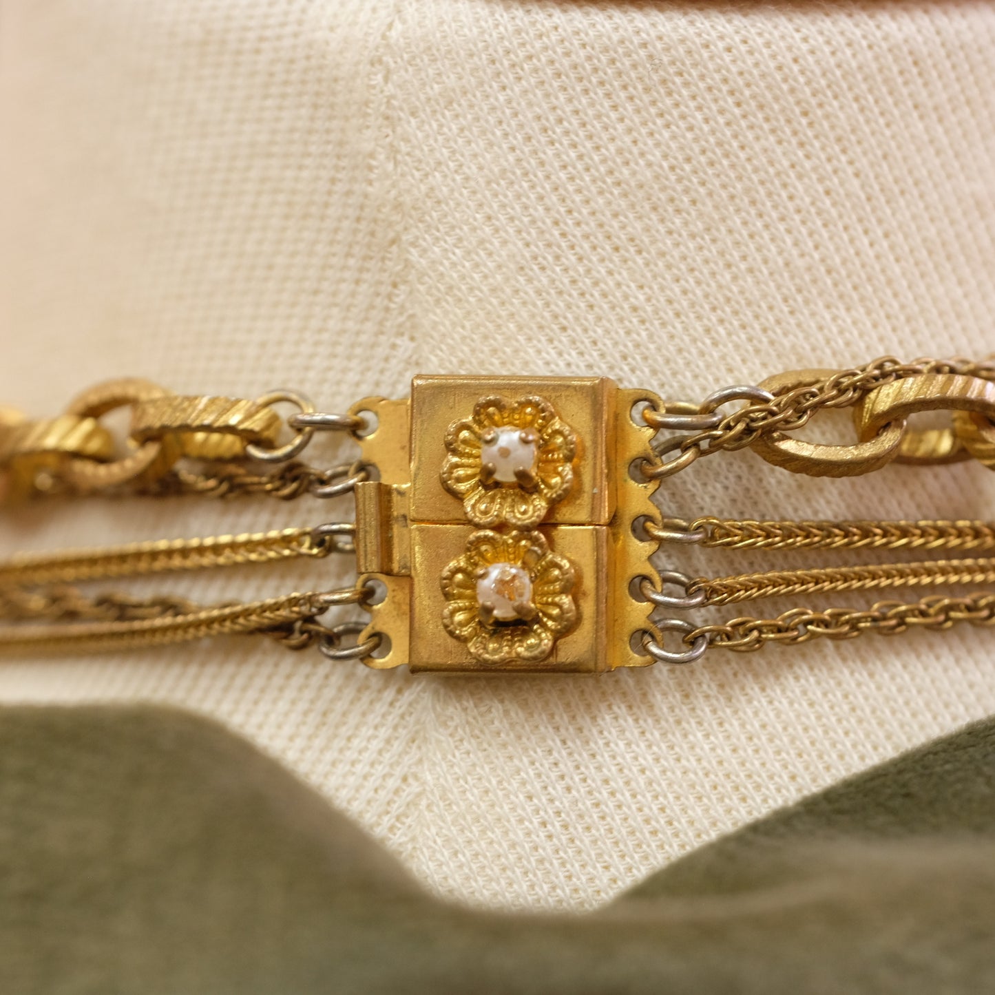 Early Chanel by Robert Goossens Chain Necklace 1950s