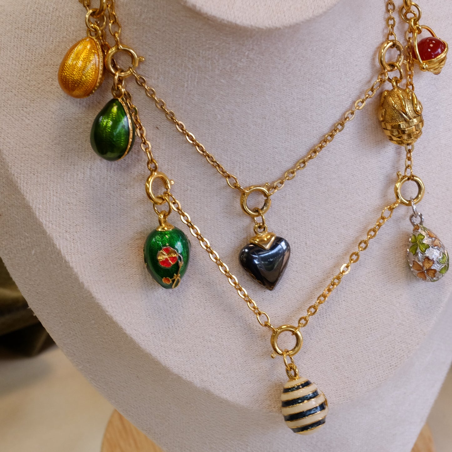 Joan Rivers Egg Charm Necklace