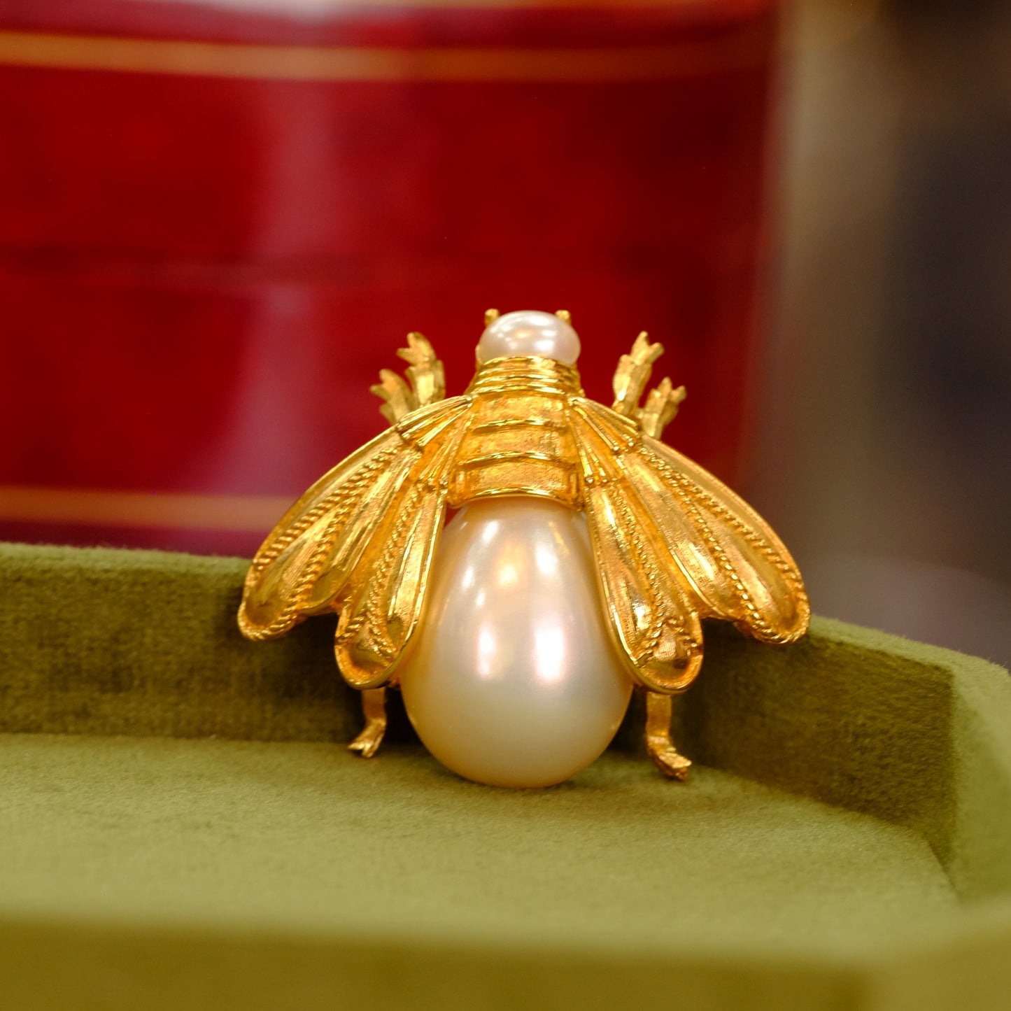 Vintage Trifari Beetle Brooch 1960s