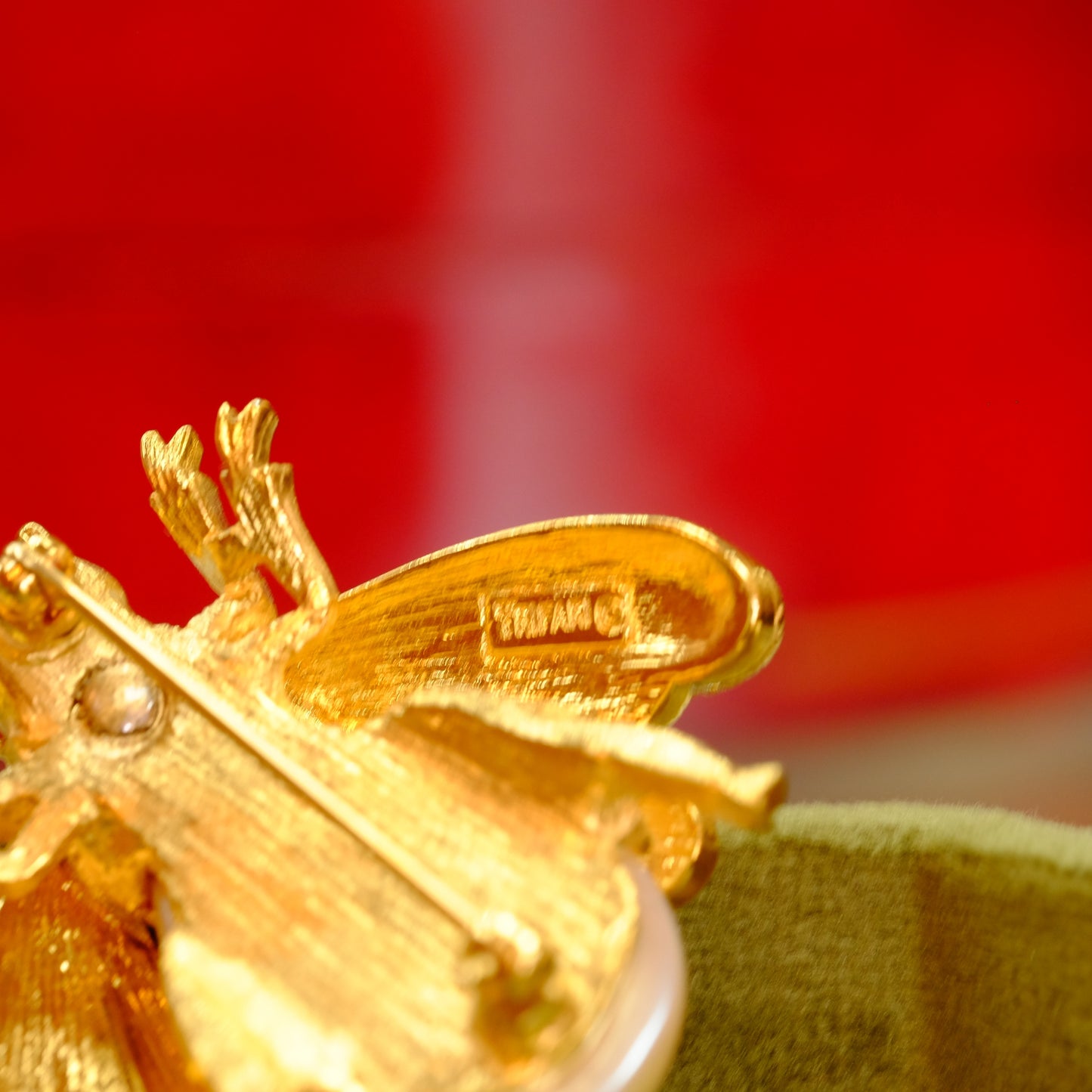 Vintage Trifari Beetle Brooch 1960s