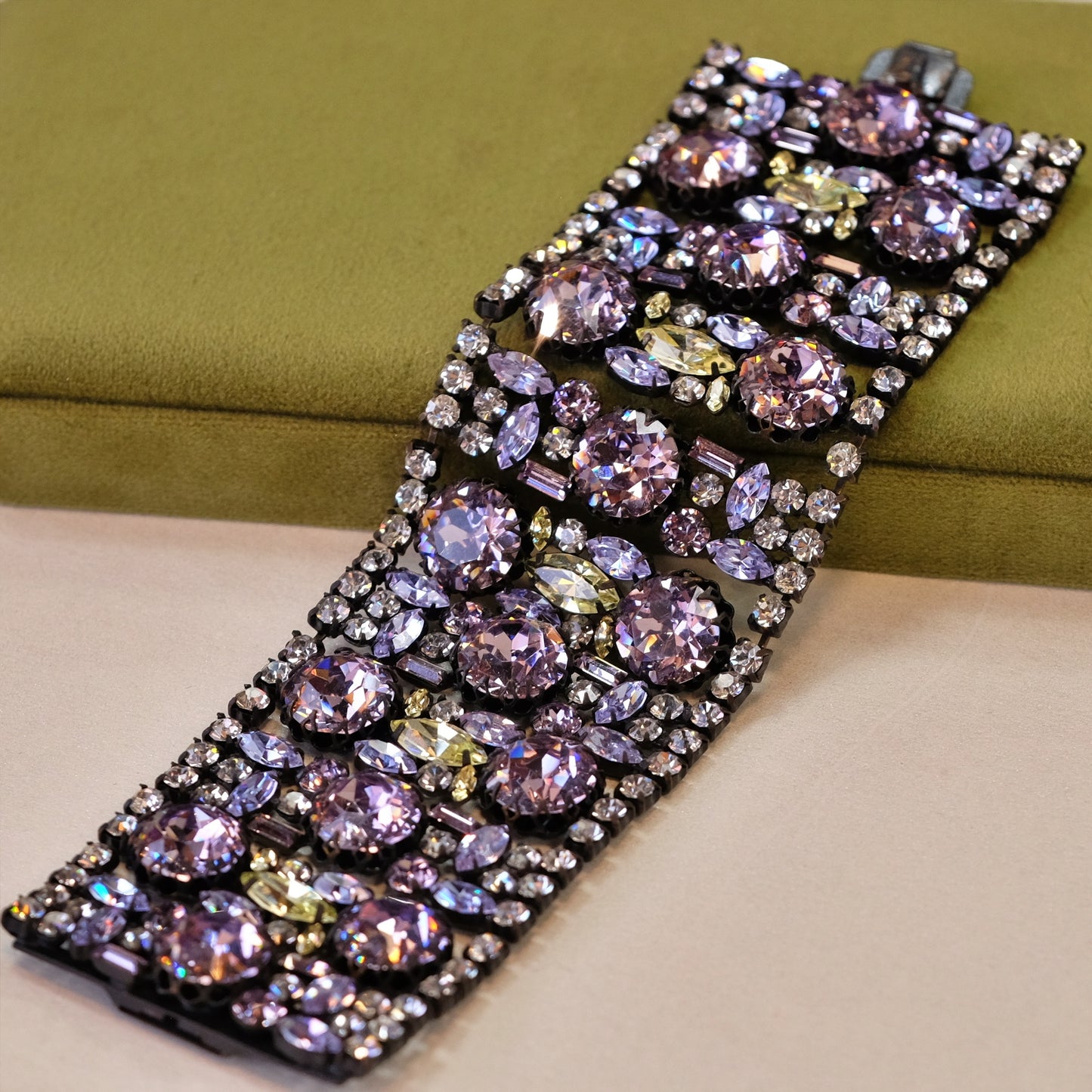 Vintage Hobe Wide Bracelet 1950s