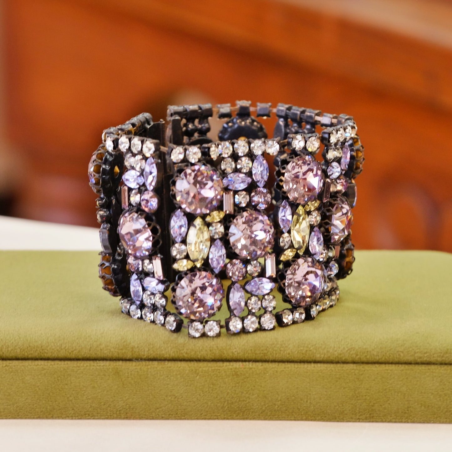 Vintage Hobe Wide Bracelet 1950s