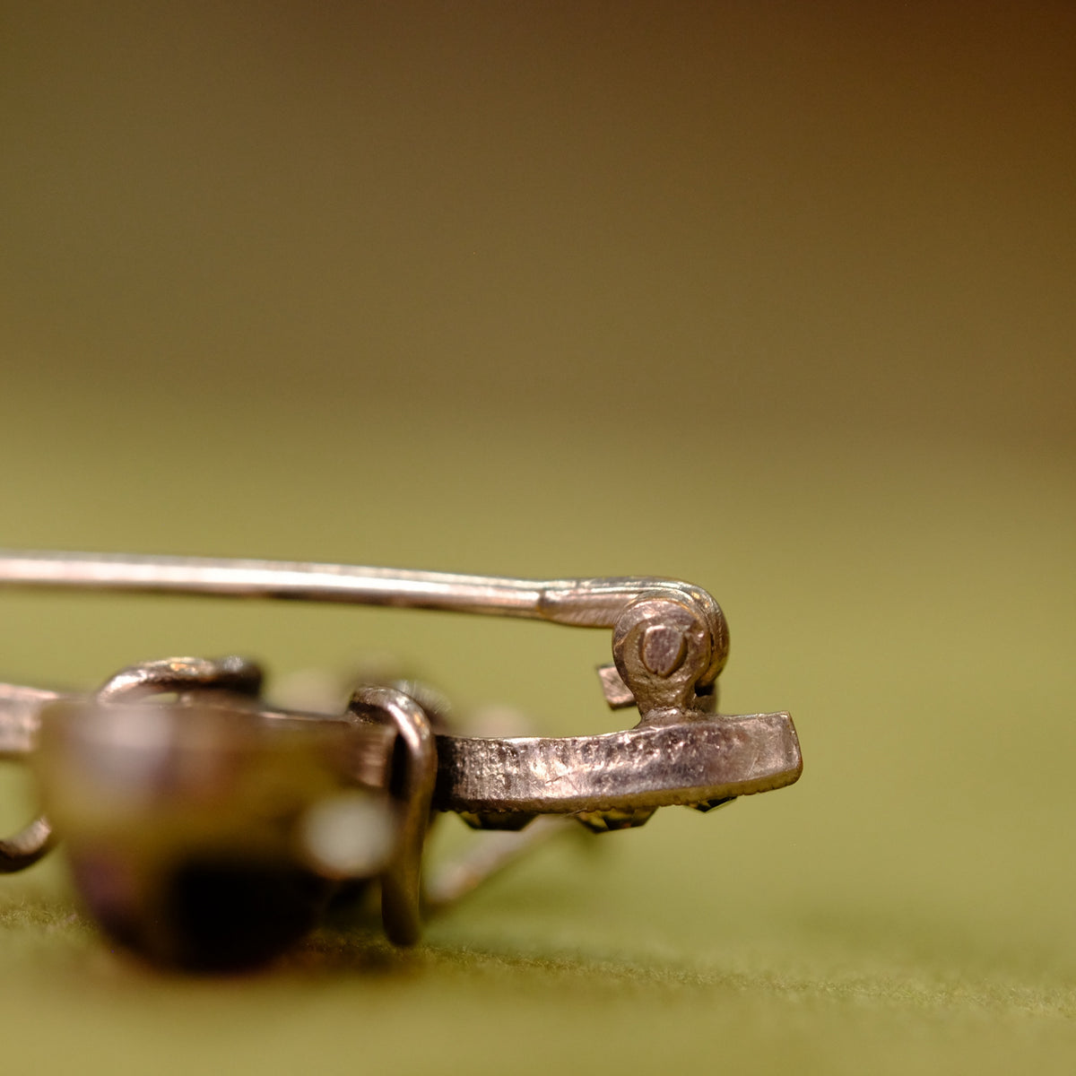 Antique Sterling Beetle Pin
