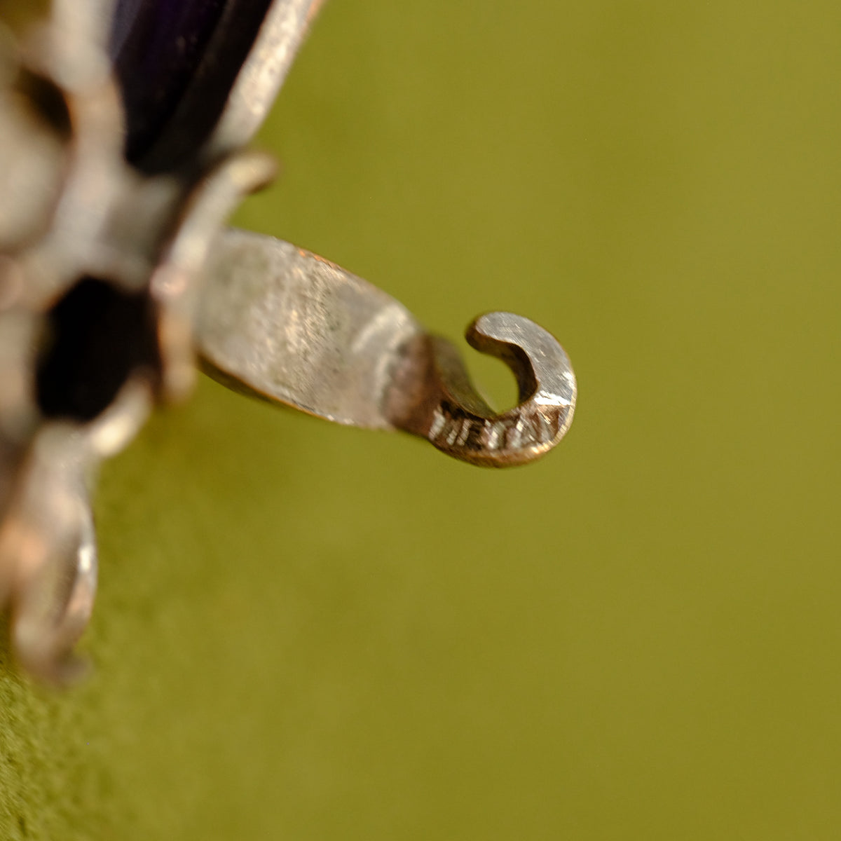 Antique Sterling Beetle Pin