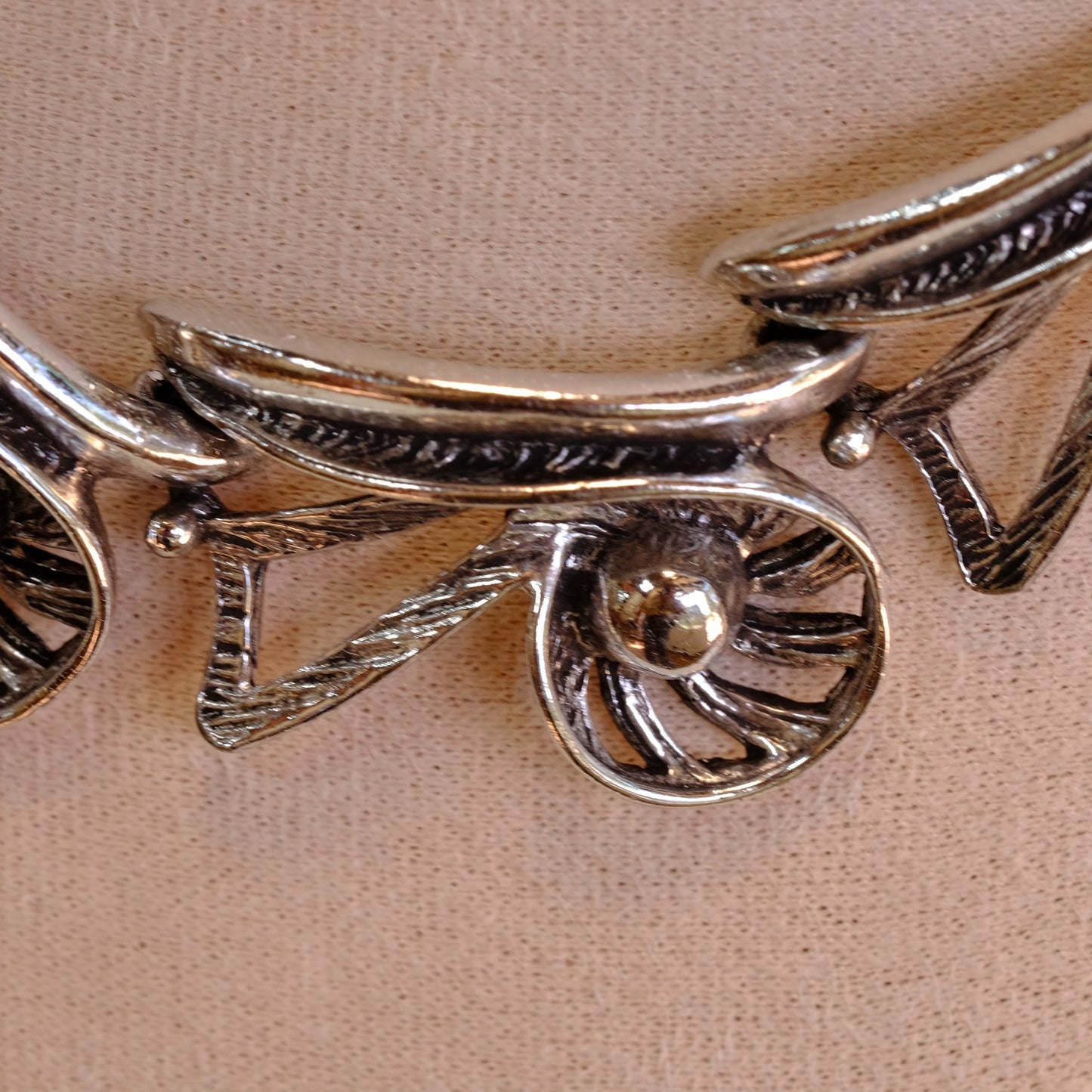 Funky Silver Statement Necklace