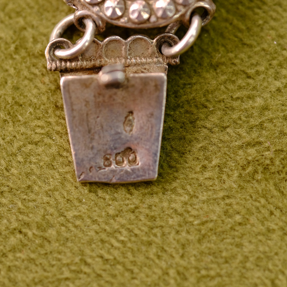 Victorian Steel Cut Silver Bracelet