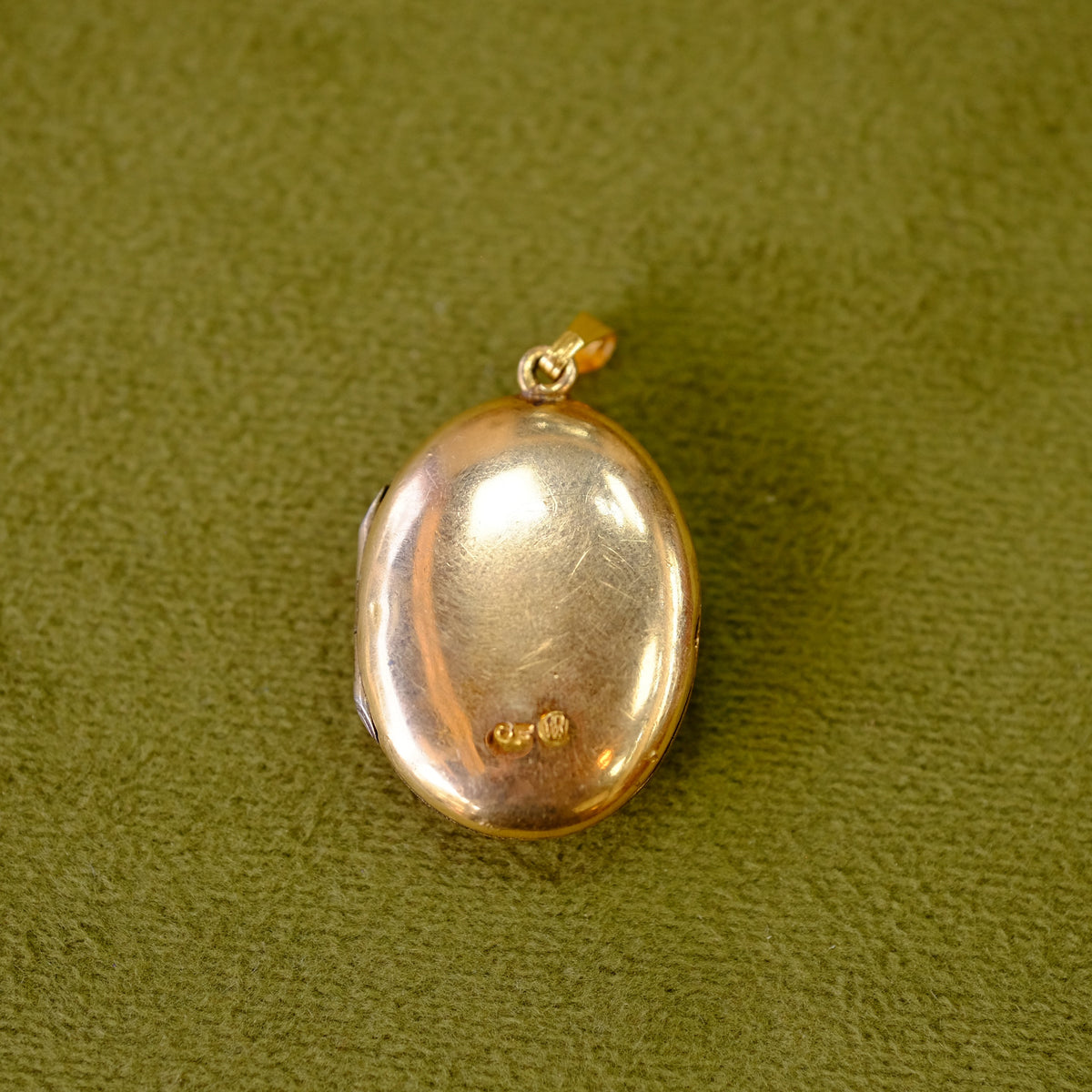 Vintage Oval Gold-Filled Locket