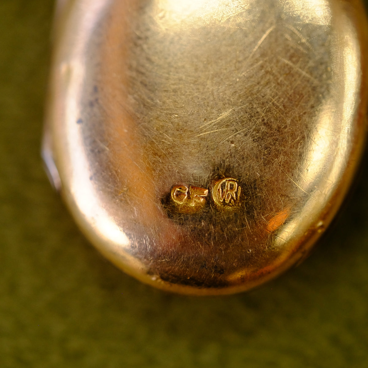 Vintage Oval Gold-Filled Locket