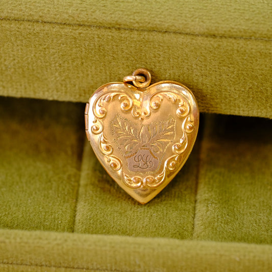 Vintage Gold-Filled Heart Locket