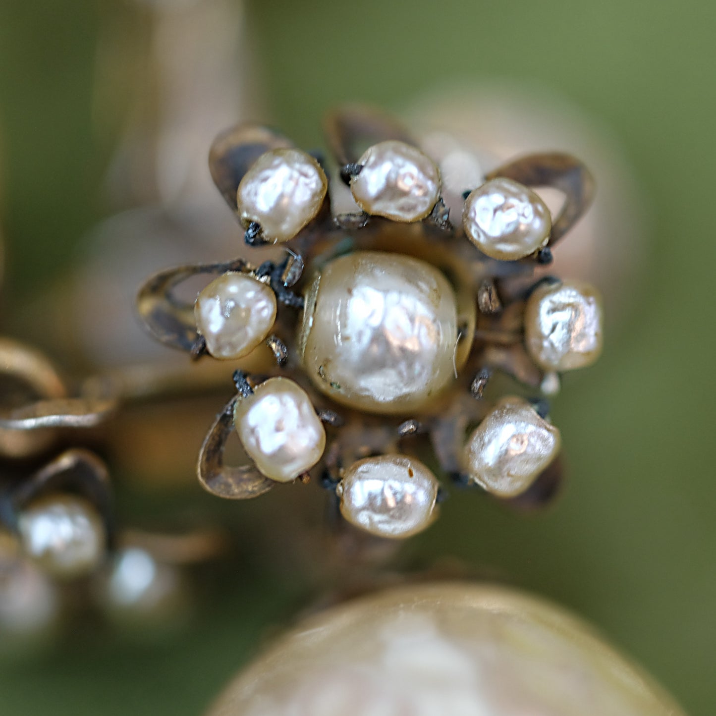Miriam Haskell Pearl Drop Earrings