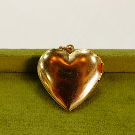Antique Floral Heart Locket