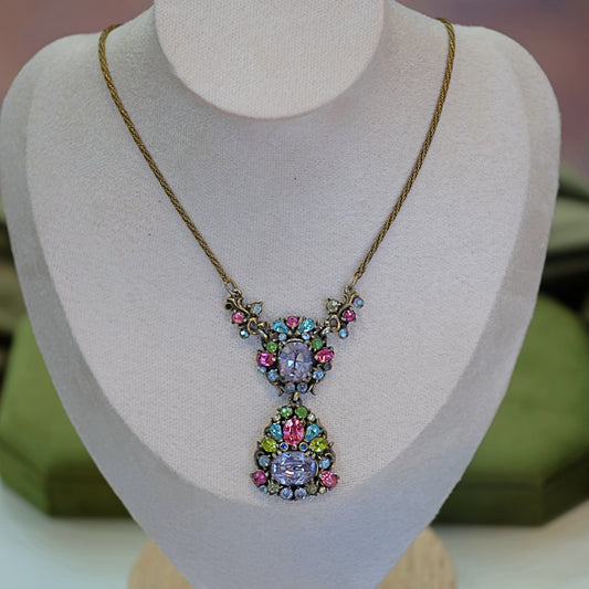 1950 Hollycraft Pendant Necklace