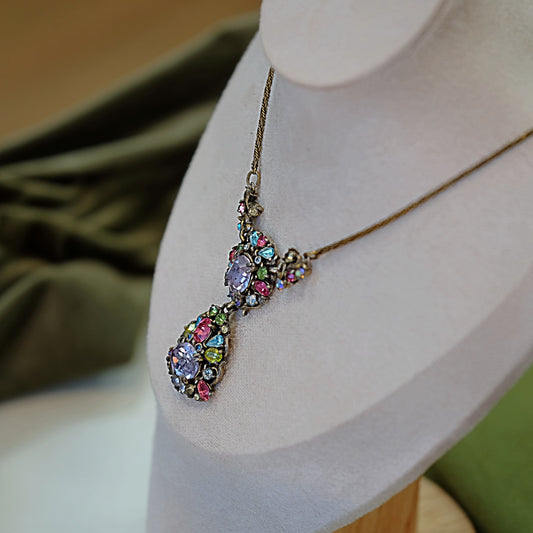 1950 Hollycraft Pendant Necklace