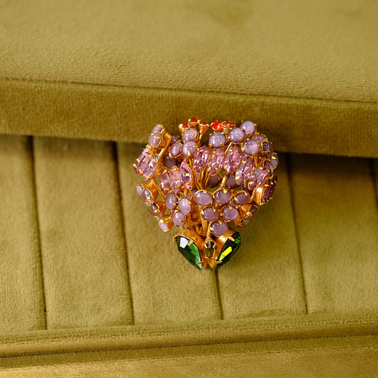 Unusual Flower Brooch 1950s