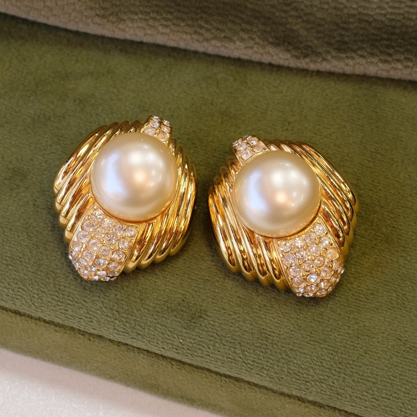 Vintage Ciner Statement Earrings 1980s