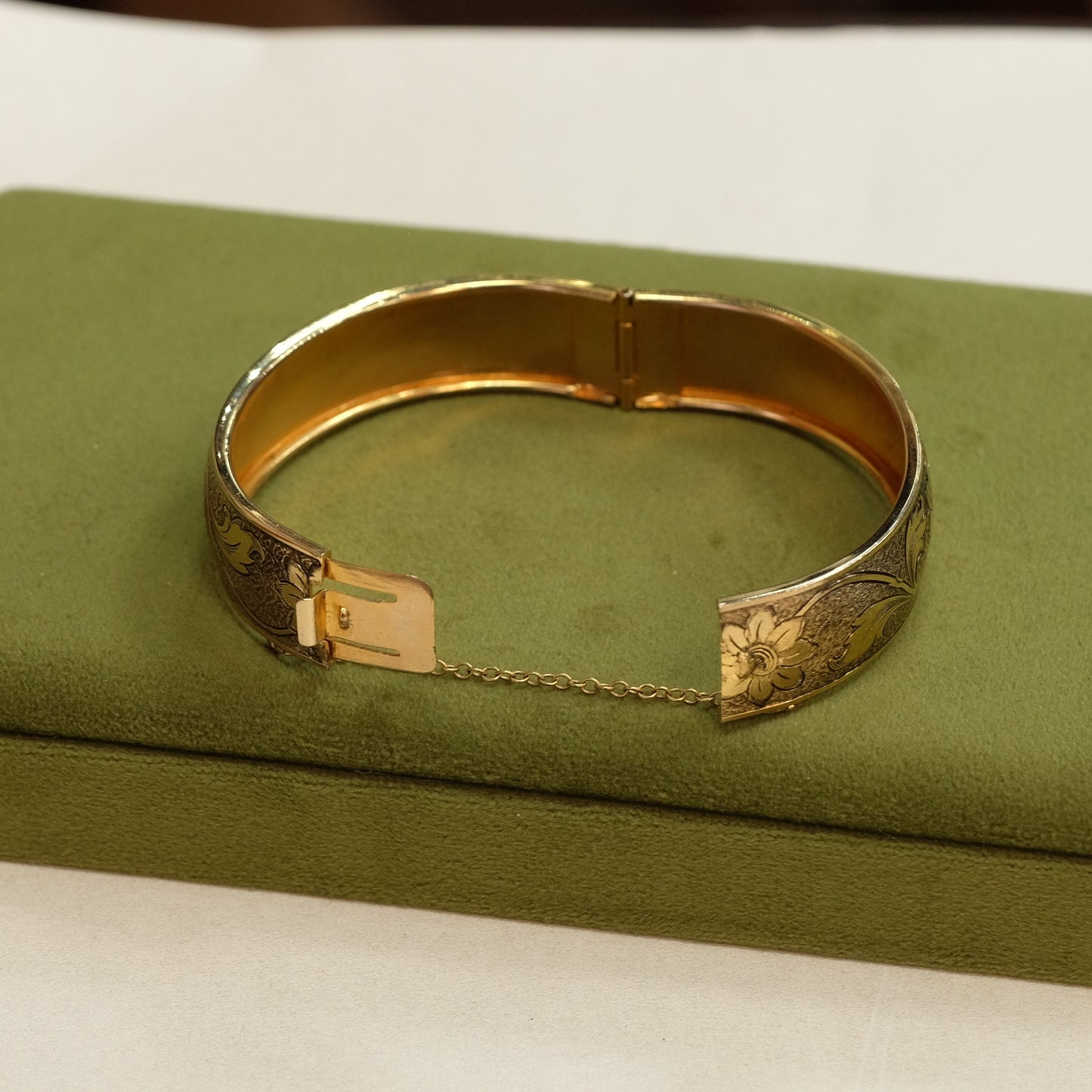 Vintage Revival Gold tone Bracelet Bangle 1970s