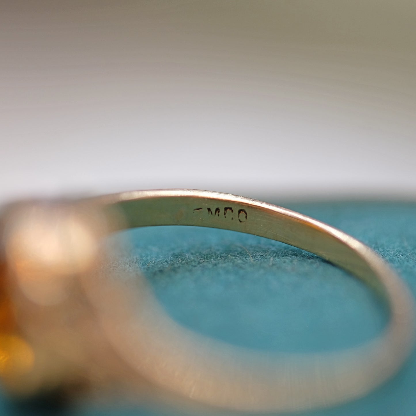 Victorian 10k Citrine Ring