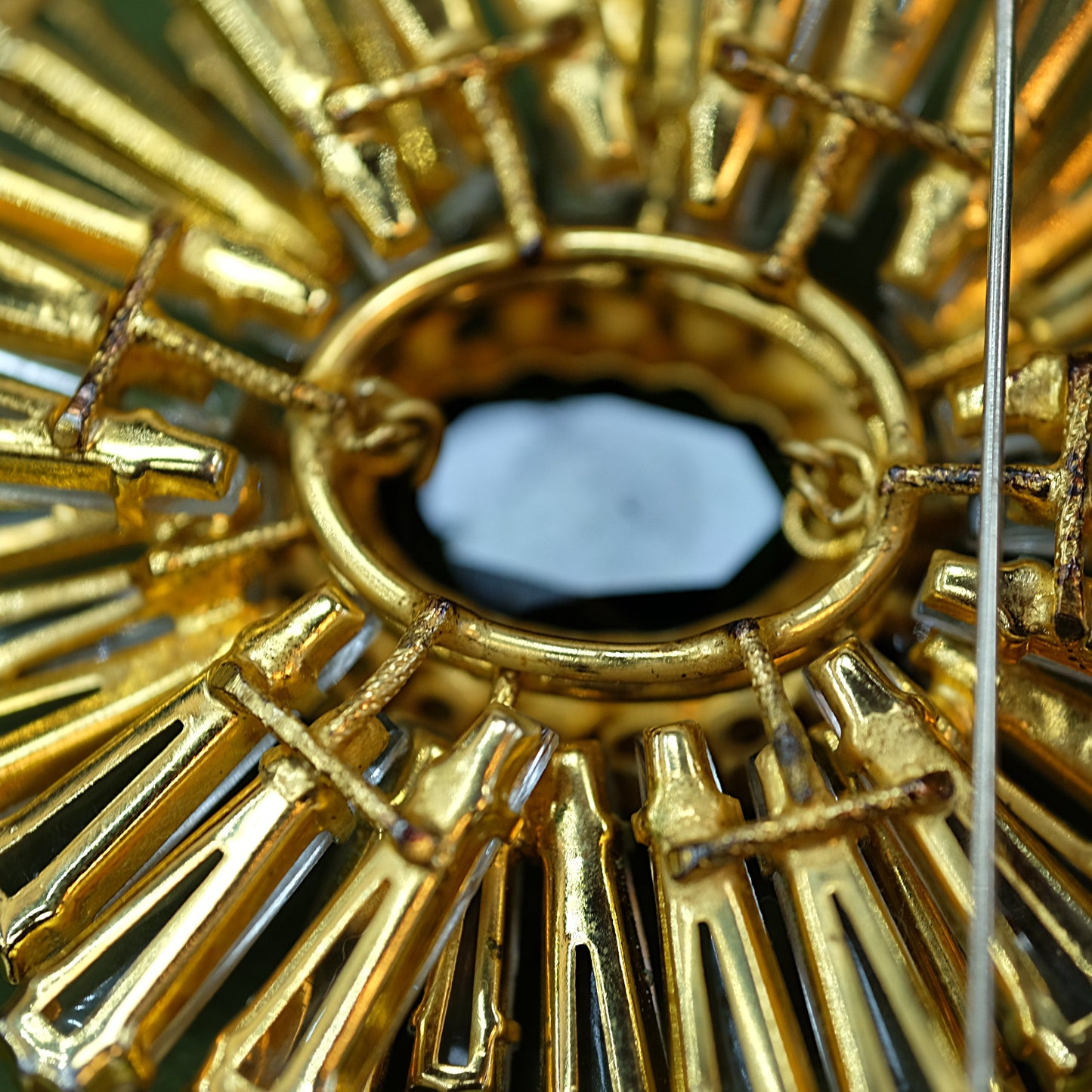Collectable Schreiner Ruffle Brooch 1960s
