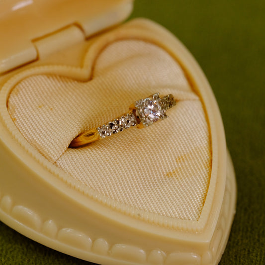 14K Gold 0.25 ct Diamond Ring
