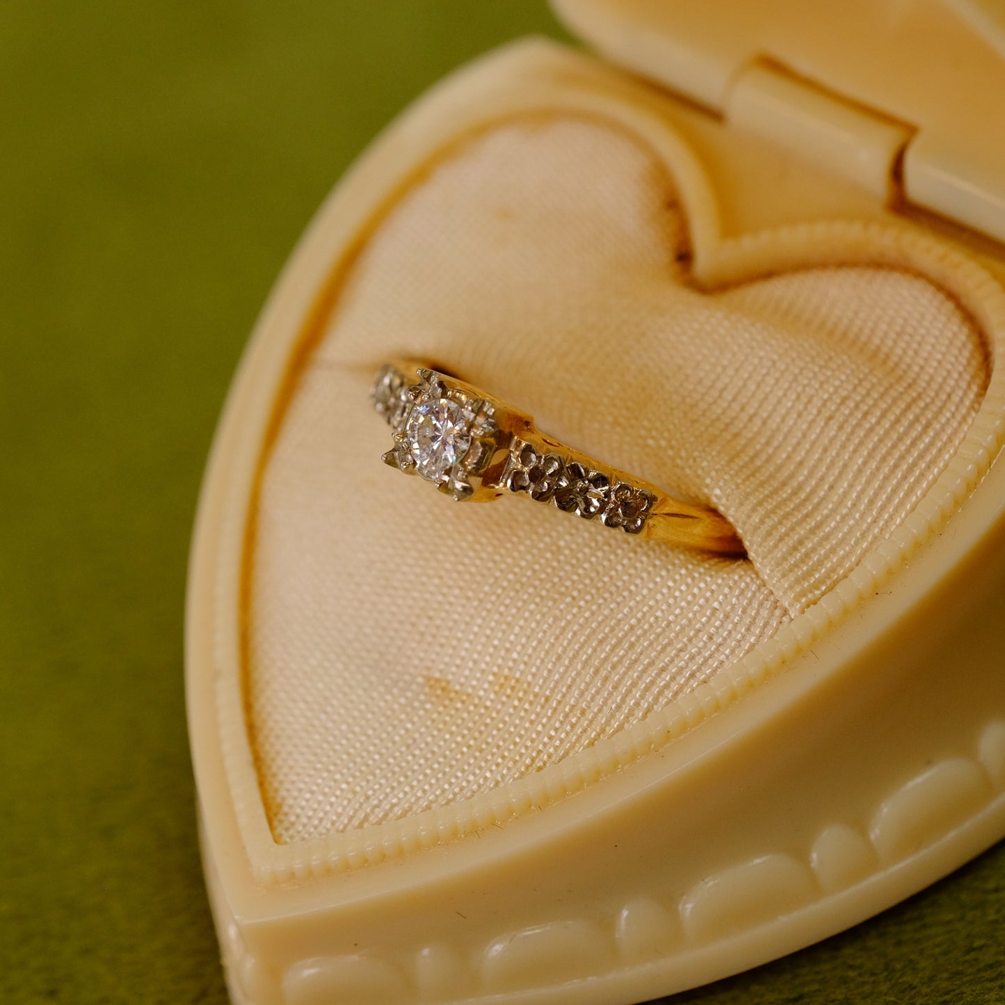 14K Gold 0.25 ct Diamond Ring